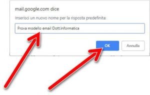 Creare modelli di email con Gmail