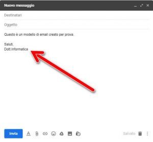 Creare modelli di email con Gmail