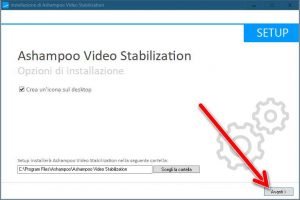 Installazione Ashampoo Video Stabilization