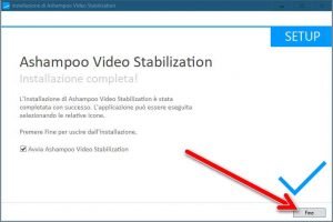 Installazione Ashampoo Video Stabilization