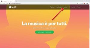 installare e usare Spotify su PC