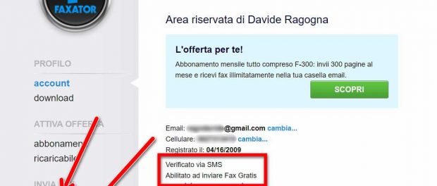 Inviare fax online