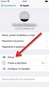 Sincronizzare-contatti-da-iPhone-a-iCloud