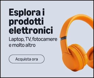 Banner Amazon Espora prodotti elettronici